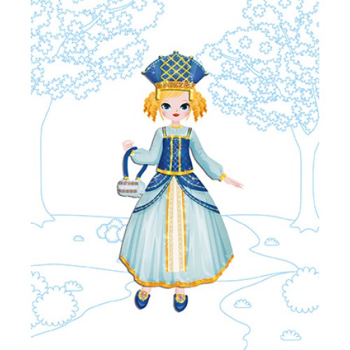 Janod Блокнот модні наряди - Навколо світу