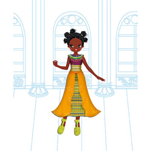 Janod Блокнот модні наряди - Навколо світу