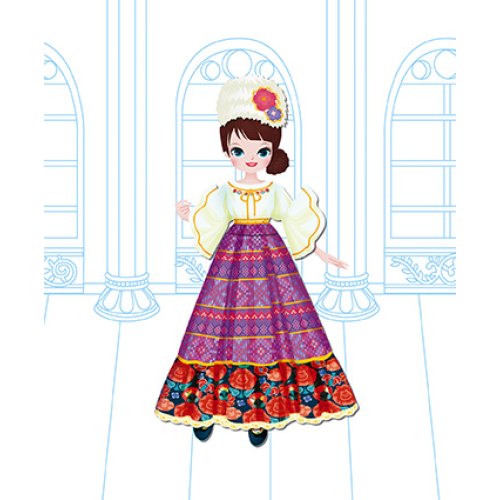 Janod Блокнот модні наряди - Навколо світу