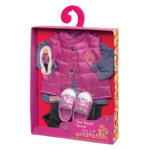 Our Generation Набір одягу для ляльок - Пухнастий жакет
