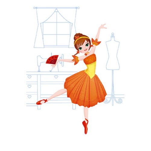 Janod Паперові ляльки - Балерини