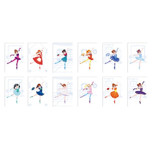 Janod Паперові ляльки - Балерини