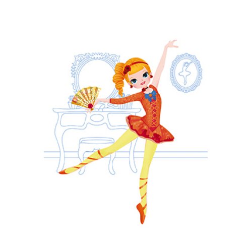 Janod Паперові ляльки - Балерини