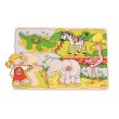 goki Пазл-вкладиш Зоопарк