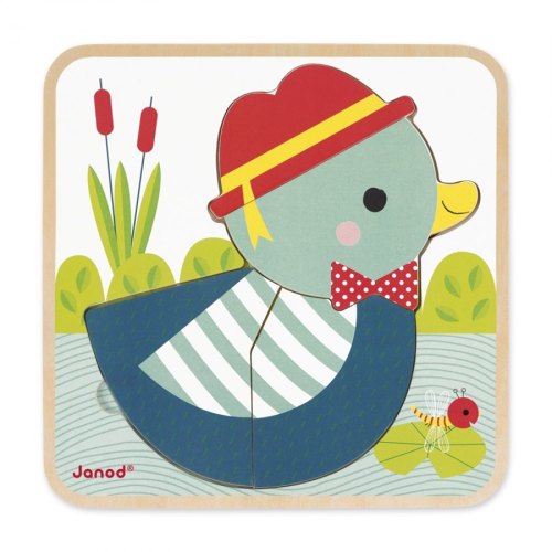 Janod Пазл багатошаровий Каченя