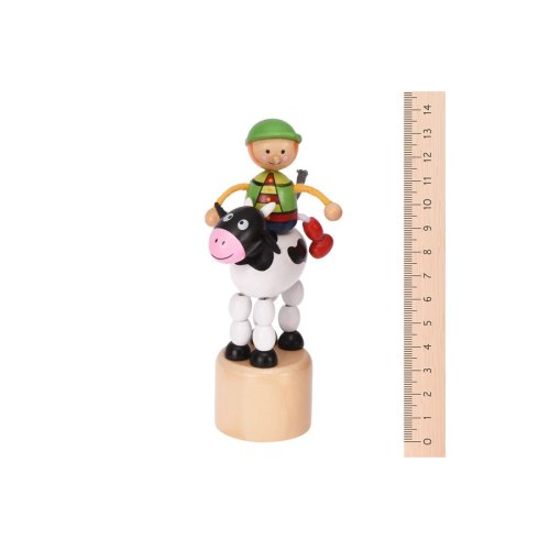 goki Іграшка натисни і тряси - Корівка