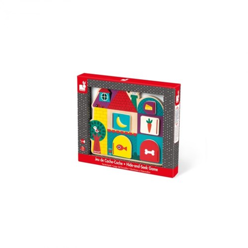 Janod Розвиваюча іграшка Хто за дверима?