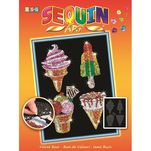 Sequin Art Набір для творчості Art ORANGE Ice Creams