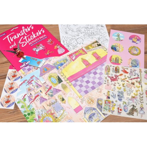 Scribble Down Набір перевідних наклейок з онлайн додатком - Казка про принцесу