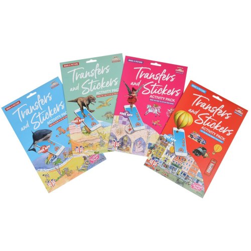 Scribble Down Набір перевідних наклейок з онлайн додатком - Казка про принцесу