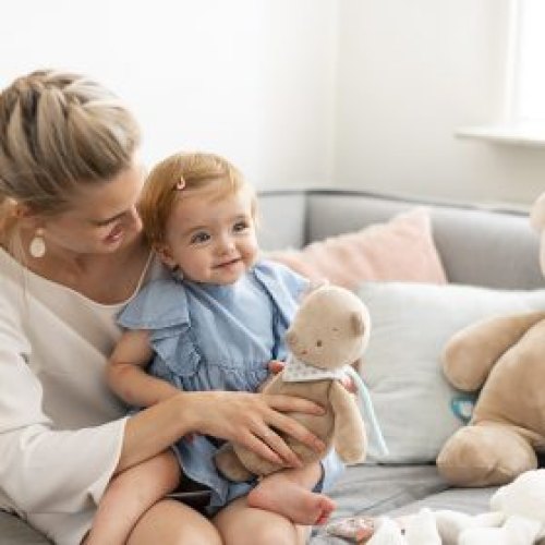 Nattou з музикою ведмедик Базиль (28 см)