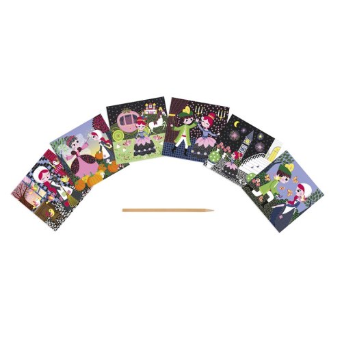 Janod Скретч-карти - Попелюшка