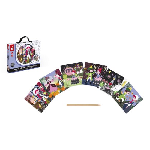 Janod Скретч-карти - Попелюшка