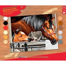 Sequin Art Набір для творчості PAINTING BY NUMBERS SENIOR Stable Dooor Trio