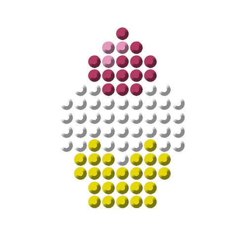 Janod Набір для творчості Наліпки. Пікселі