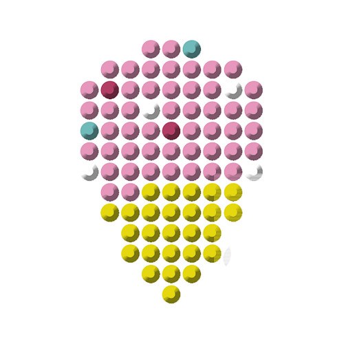 Janod Набір для творчості Наліпки. Пікселі