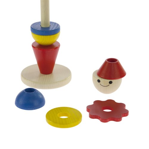 nic Пірамідка дерев'яна Збірний чоловічок