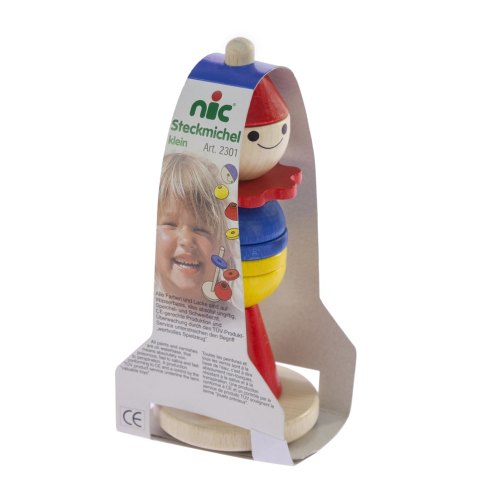 nic Пірамідка дерев'яна Збірний чоловічок