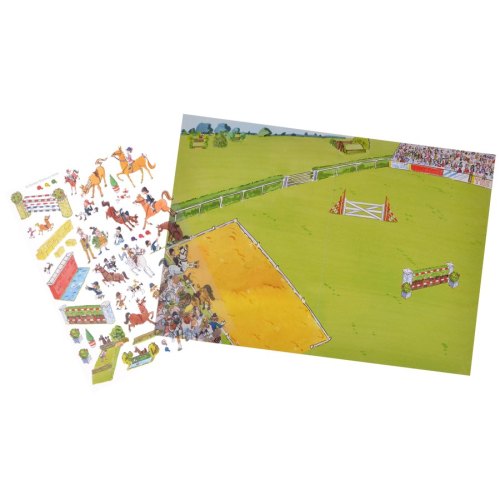 Scribble Down Перевідні наклейки - Змагання Поні