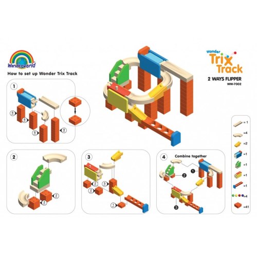 Wonderworld Конструктор Trix Track Фліппер