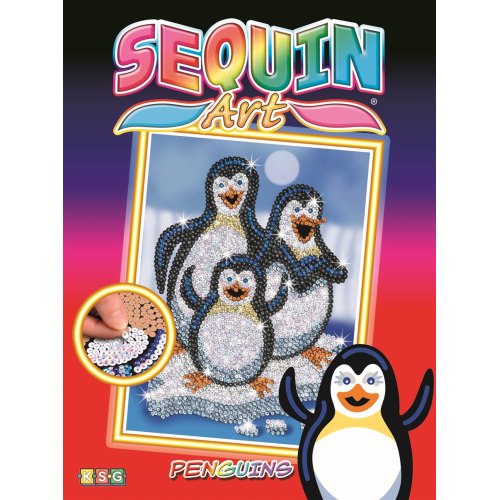 Sequin Art Набір для творчості RED Pepino Penguins