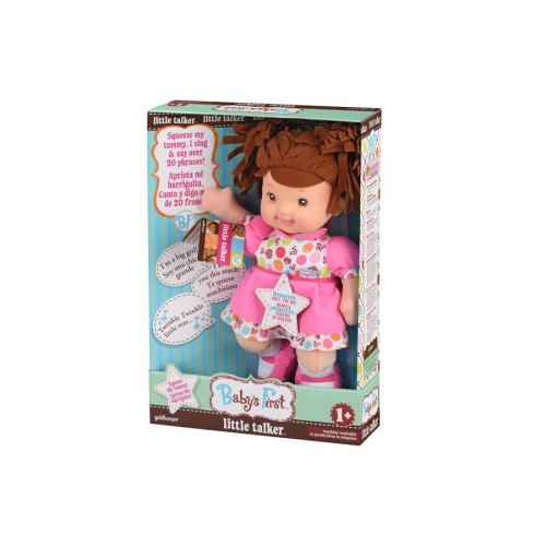Baby's First Лялька Little Talker Навчайся говорити (брюнетка)
