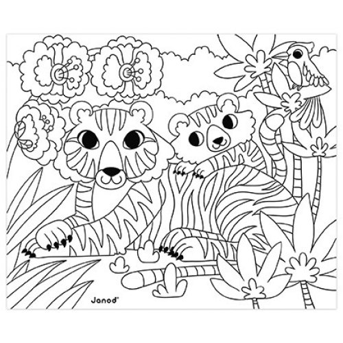 Janod Набір для творчості - Оксамитові картини