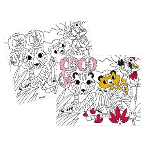 Janod Набір для творчості - Оксамитові картини