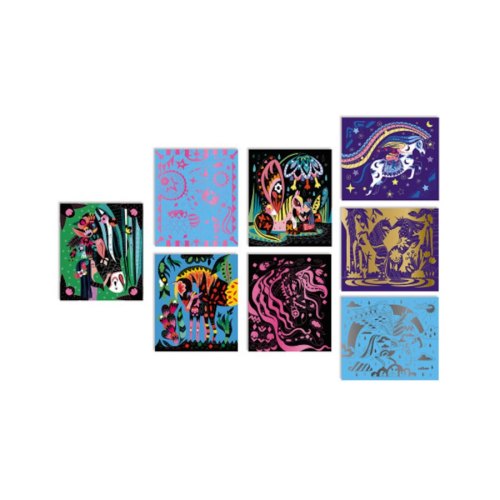 Janod Скретч-картки Поні та єдинороги