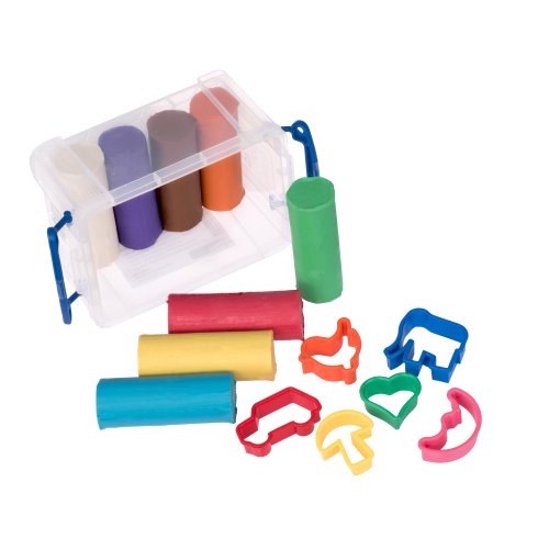 Becks Plastilin Набір пластиліну 680г. 8 кольорів у відерці