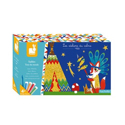 Janod Набір для творчості - Пісок. Навколо світу