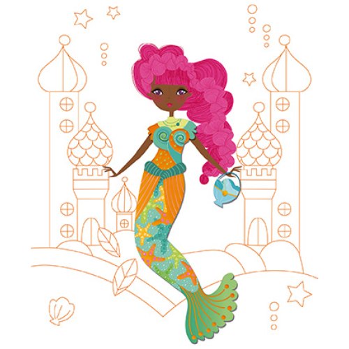 Janod Блокнот модні наряди Русалки