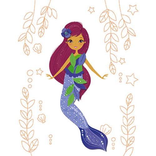 Janod Блокнот модні наряди Русалки