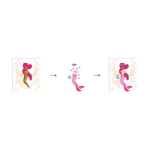 Janod Блокнот модні наряди Русалки