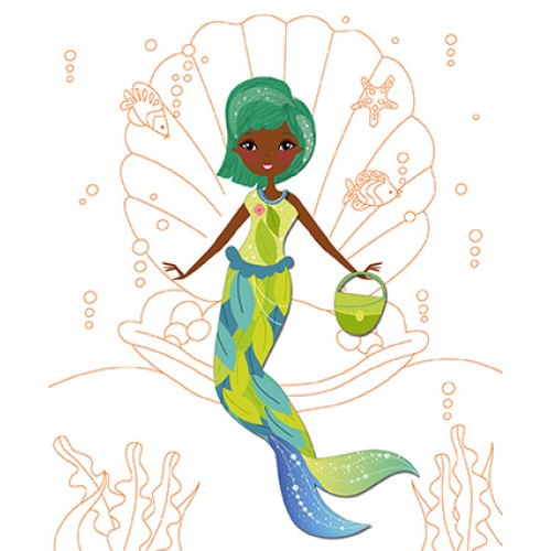 Janod Блокнот модні наряди Русалки