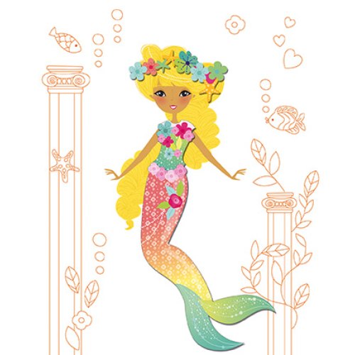 Janod Блокнот модні наряди Русалки