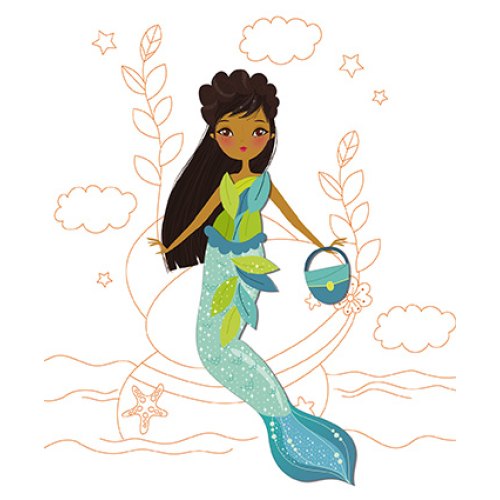 Janod Блокнот модні наряди Русалки