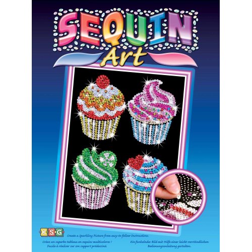 Sequin Art Набір для творчості BLUE Cupcakes