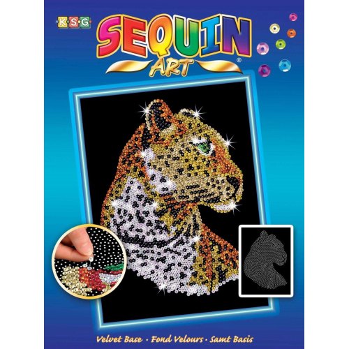 Sequin Art Набір для творчості BLUE Leopard