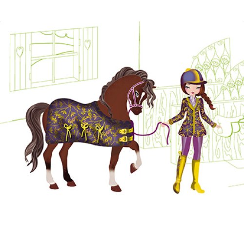 Janod Блокнот модні наряди - Феї і єдинороги