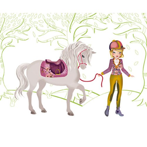 Janod Блокнот модні наряди - Феї і єдинороги