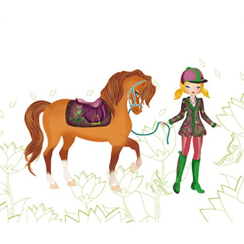 Janod Блокнот модні наряди - Феї і єдинороги