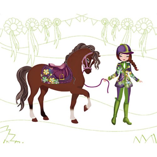 Janod Блокнот модні наряди - Феї і єдинороги