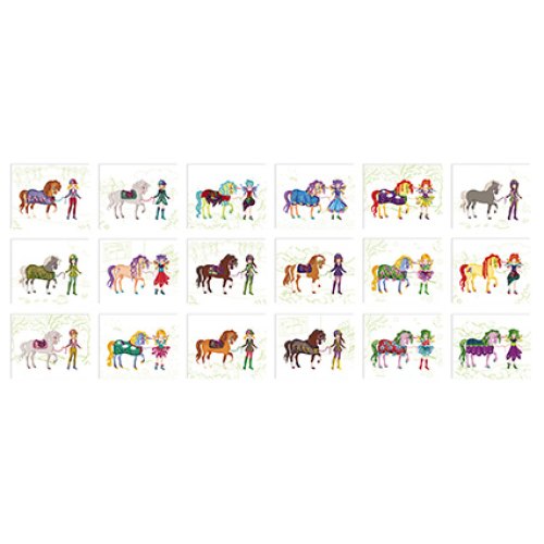 Janod Блокнот модні наряди - Феї і єдинороги