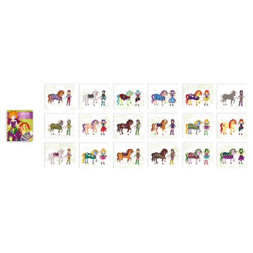 Janod Блокнот модні наряди - Феї і єдинороги