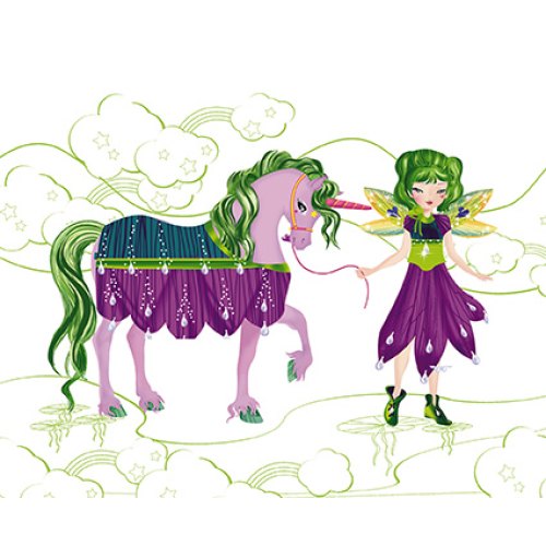 Janod Блокнот модні наряди - Феї і єдинороги