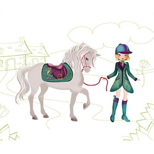 Janod Блокнот модні наряди - Феї і єдинороги