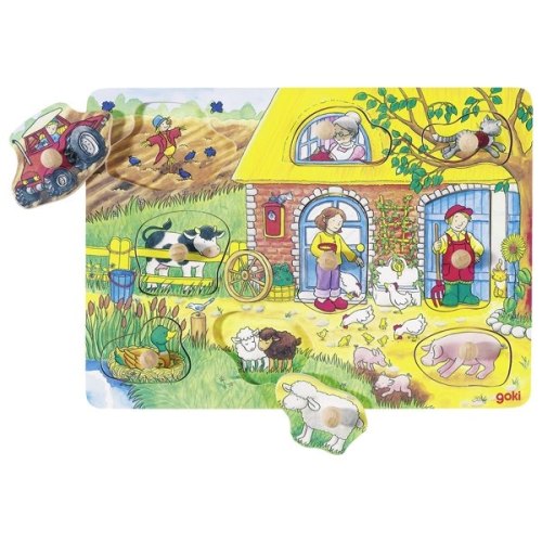 goki Пазл-вкладиш Ферма