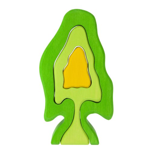 nic Конструктор дерев'яний - Зелене дерево