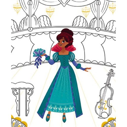 Janod Блокнот модні наряди - Принцеси